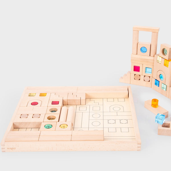 tickit Wooden Building Gem Blocks Super Set -