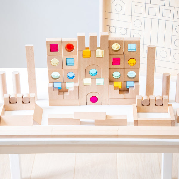 tickit Wooden Building Gem Blocks Super Set -