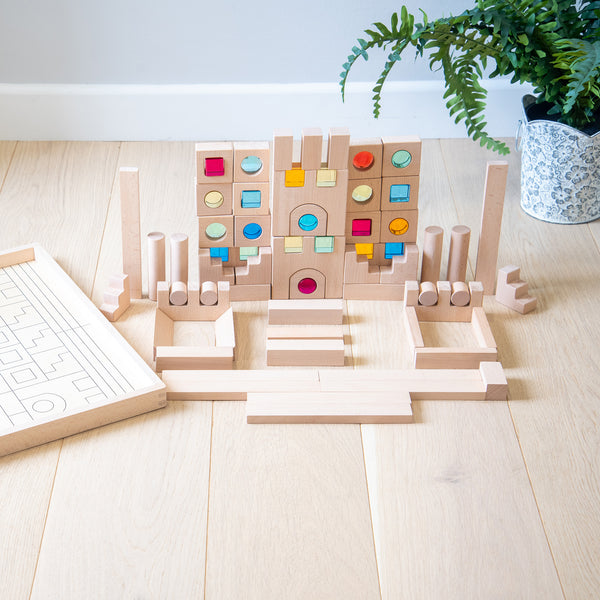 tickit Wooden Building Gem Blocks Super Set -