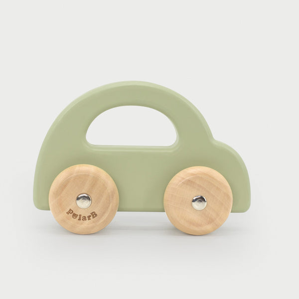 tickit Wooden Car Green -   