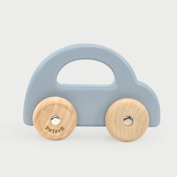 tickit Wooden Car Blue -   